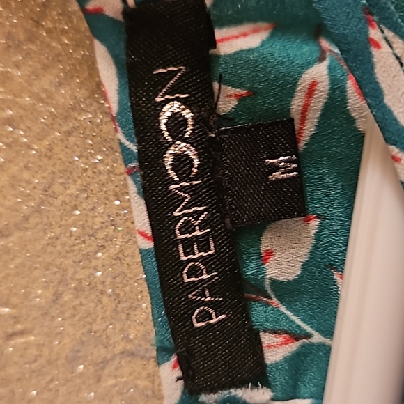 Paper moon Tank with Leaf Design Size M - Picture 4 of 5